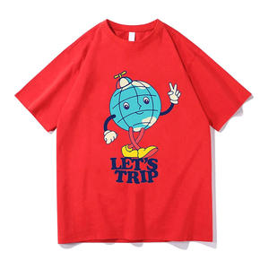 OEM personnalisé hommes 100% coton microfibre tenue décontracté haute qualité DTG chemise respirant Street Style tricoté lettre motif - Product Image 3