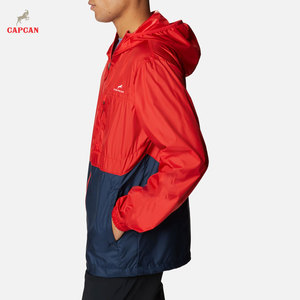 Veste coupe-vent en toile à capuche de haute qualité, logo personnalisé sur le devant, vêtements de mode d'hiver écologiques - Product Image 3