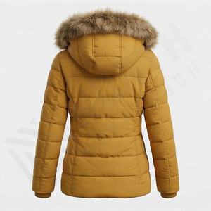 Chaqueta Parka Ajustada para Mujer, Color Personalizado, Tela Cómoda, Manga Larga, Abrigo Aislado, Ropa de Invierno Cálida, Prenda Exterior Elegante - Product Image 2