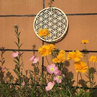Posavasos Redondo de Madera MDF Aislante y Transpirable, Grabado, Hueco, FAIZA CRAFT, Decoración para el Hogar, Regalos Promocionales y Souvenirs
