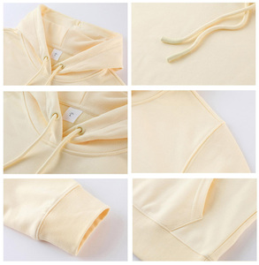 ชุดออกกำลังกายแบบมีฮู้ดสำหรับผู้ชายชุดออกกำลังกายผ้าฝ้ายฝรั่งเศสเทอร์รี่มีฮู้ดสำหรับวิ่ง360GSM - Product Image 2