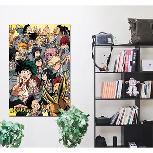 โปสเตอร์อนิเมะ My Hero Academia แบบรวมภาพจากโรงเรียน - Product Image 3
