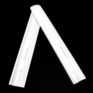 Tùy chỉnh tuyến tính Nhựa chụp đèn hồ sơ Matte Milky trắng mờ bóng đùn Polycarbonate PC ánh sáng khuếch tán LED Dome - Product Image 1