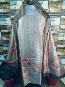 Ensemble pantalon Salwar Kameez en coton élégant pour femmes Costume traditionnel à la mode confortable avec imprimé en soie élégant pour adultes - Product Image 2