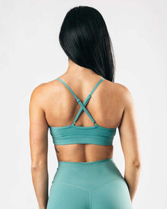 Ensembles de yoga avec impression personnalisée pour femmes en gros soutien-gorge et leggings d'entraînement 2 pièces vêtements de sport pour la gym - Product Image 3