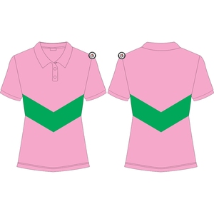 Alpha |   Kapa |   Chemises polo respirantes et à séchage rapide pour femmes Alpha Sorority, nouvelle mode, impression personnalisée en gros, design de polo personnalisé - Product Image 6