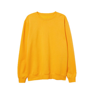 Men's Premium 100% Cotton Knitted Fleece Solid O-<b>Neck</b> Pullover Sweatshirt Eco-Friendly Breathable Embossed Printed Design Front - Product Image 1