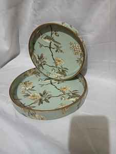 Plateau en bois MDF imprimé de forme ronde personnalisé en gros pour cadeau promotionnel souvenir ou marque d'entreprise - Product Image 2