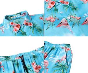 Conjuntos Deportivos Casuales de Verano para Hombre, Transpirables, Hawaianos, Camisetas Polo con Cierre de Cremallera y Pantalones Cortos, Conjuntos de Cintura Media - Product Image 5