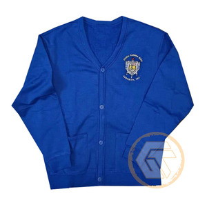 Customized Sigma Gamma Rho Acrylic Embroidered Appliques Button Front Winter Sorority Casual High Quality Flat Knitted - Product Image 3