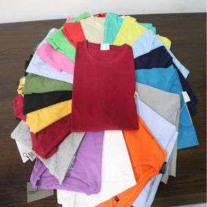 T-shirt manches courtes col rond pour homme, Design de couleur unie, surdimensionné, impression personnalisée, Logo, tricoté à la main - Product Image 4