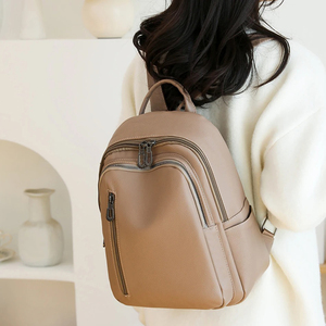 Hot <b>Sale</b> Quality Price Women Leather Backpack <b>Bag</b> Custom Logo Genuine Leather Made Girls Backpack Leather <b>Bag</b> - Product Image 3