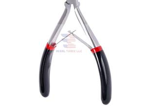 Pinzas de Acero Inoxidable Duraderas para Extensiones de Cabello con Cinta Adhesiva para Uso Profesional en Salón, con Color y Logotipo Personalizables - Product Image 3