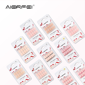 <span class=keywords><strong>Uñas</strong></span> Acrílicas Francesas AIERFEI, <span class=keywords><strong>Uñas</strong></span> Postizas Cuadradas, Puntas <span class=keywords><strong>Decoradas</strong></span> Simples, <span class=keywords><strong>Uñas</strong></span> Artificiales para Uso Diario, <span class=keywords><strong>Naturales</strong></span>, Listas para Usar - Product Image 6
