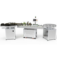 Desde 1998 Fabricante SKILT de máquina etiquetadora autoadhesiva de botellas envolventes para botellas, latas, tarros con impresora