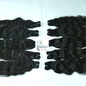 Extensions de cheveux indiens 100% de qualité supérieure, produits originaux, mèches ondulées Remy, donneur unique, double trame, non traitées, cuticules alignées - Product Image 5