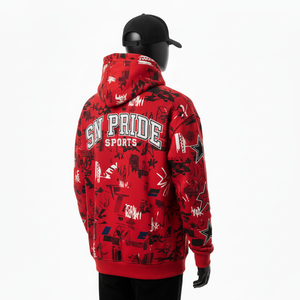 Sweats à capuche brodés personnalisés pour hommes - Polaire de haute qualité, écologique, respirant, streetwear - Product Image 5