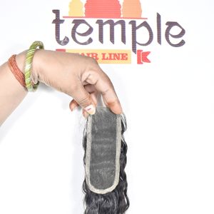 Closure 2*6 100% Machine double weft Processing None Indian Natural <b>Color</b> <b>Hair</b> Black Women Cheap Wholesale <b>Braiding</b> Human <b>Hair</b> - Product Image 2