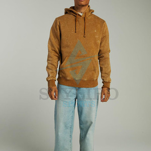 High Quality Custom Streetwear Winter Mens Acid Wash Vintage Oversized Heavyweight Cotton Fleece Eco-Friendly Hoodies - Product Image 4