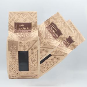 Café LCA (bolsa amarilla) Café molido Venta al por mayor Sabor único Industria alimentaria ISO HACCP OEM/ ODM Fabricante vietnamita - Product Image 1