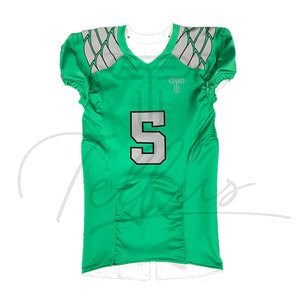 Nuevo Diseño de Camiseta de Fútbol Americano de Manga Corta, Impresa, Color Personalizado, Logotipo Personalizado, Servicio OEM, Venta Especial, Ropa de Equipo para Hombre - Product Image 1