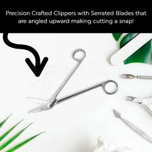 Durable Stainless Steel Toenail <b>Cuticle</b> <b>Scissor</b> for Professional Nail Care and Grooming in Salon and Home Use - Product Image 2