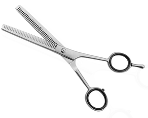 Poignée en acier inoxydable de conception unique personnalisée ciseaux amincissants de coiffeur vis réglable - Product Image 2