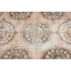 พรมตุรกีขนาด 3.4x11.7 ฟุต พรมวินเทจ พรมขนสัตว์สีน้ำตาลแบบตะวันออก - Product Image 5