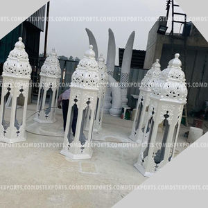 Las mejores lámparas marroquíes de fibra para decoración de boda, lámpara marroquí para escenario de boda y pasarela, accesorios de fibra para boda, decoración de lámpara marroquí - Product Image 2