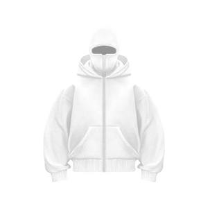 Balaclava Autumn/Winter Warm Fashion <b>Personalized</b> Hoodie Men's Soild Color Double layer Hoodie Sportswear 2025 New Edition - Product Image 6