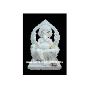 Statues de Ganesha en marbre pour la divinisation - Product Image 1