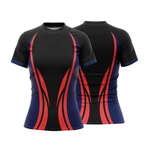 T-shirt pour femme en polyester personnalisé imprimé en gros 2026, séchage rapide, respirant, sublimation, taille américaine, t-shirts pour femmes - Product Image 3