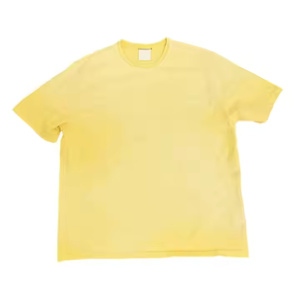 เสื้อยืดคอกลมแขนสั้นผ้าฝ้าย100% โอเวอร์ไซส์สำหรับผู้ชายเสื้อคอกลมพาดไหล่ทรงบ็อกซี่ฟิตสไตล์ทางการ - Product Image 2