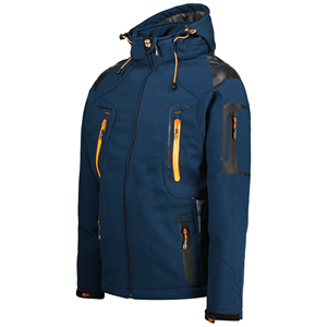 Indemand Polyester Vêtements de plein air Softshell Zipper Veste à capuche Personnalisé Élégant de haute qualité Imperméable à l'eau et au vent Hommes Veste - Product Image 4