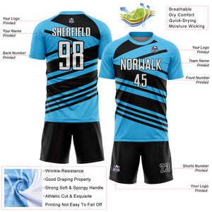 Uniforme de fútbol al por mayor, auténtico, duradero, transpirable, ligero, kits de secado rápido diseñados para academias, escuelas, equipos de fútbol - Product Image 2