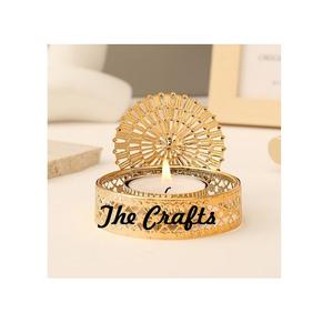 Superior Quality <b>Candle</b> <b>Holder</b> Handmade Metal Gold Color <b>Tealight</b> <b>Candle</b> <b>Holder</b> For Wedding Decoration Use - Product Image 2