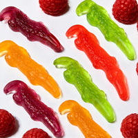 Bonbons Gommeux Crocodile en Gros, Personnalisables OEM ODM, Fabricant Marque Privée, Halal, Saveurs Assorties Fruitées Sucrées et Acidulées, TIK TOK