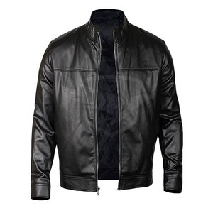High Quality Men Leather <b>Jacket</b> Low MOQ Men Leather <b>Jacket</b> New Arrival Men Leather <b>Jacket</b> - Product Image 2