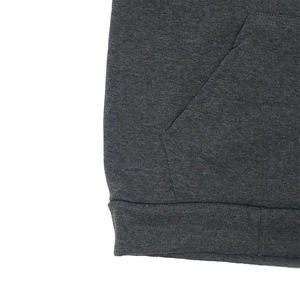 Top Trending Plus Size Plain Hoodies For <b>Boys</b> Gray Color Full Zip <b>Up</b> Cotton Fleece Warm Winter Adult Men's Hoodies - Product Image 5