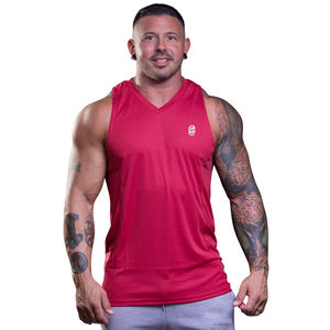 100% Cotton Men's Tank Top Breathable and Soft Featuring Puff Printing Knitted Weave Wholesale with digital sticker printing - Product Image 2