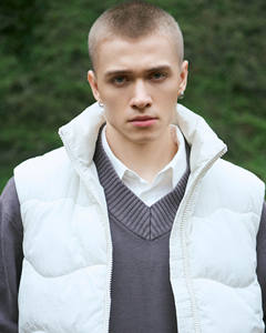 Chaleco Acolchado con Cuello Redondo 100% Poliéster para Hombre, con Bolsillos, Transpirable, Informal, Sólido, para Invierno, Ajuste Personalizado, Vietnam - Product Image 5