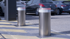 CITADINE borne électrique rétractable en acier haute résistance 600mm couleur personnalisée caractéristique de sécurité de protection zones piétonnes - Product Image 5