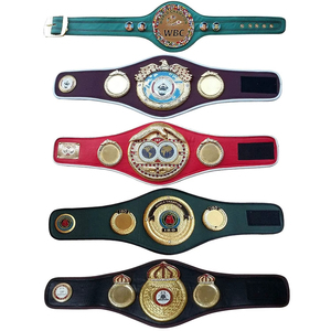 Wholesale WWE Legacy Title Ceinture de championnat personnalisée Ceinture de lutte Art martial Plaques de zinc Championnat de boxe en cuir Ronpex - Product Image 2