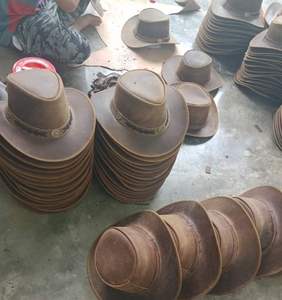 Gran oferta, sombrero de cuero de vaquero Unisex, deportes, tamaño personalizado, secado rápido, transpirable, alta calidad, colores personalizados y logotipo, venta al por mayor - Product Image 6