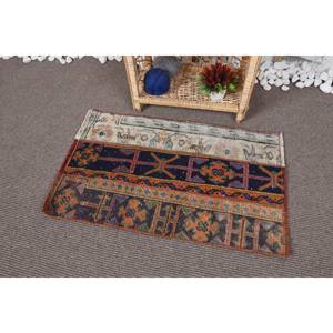 Alfombra de retazos de lana negra y verde tradicional tejido plano Rectangular de 1,8x2,9 pies para sala de estar o pasillo con respaldo de látex - Product Image 3