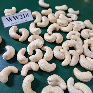 Servicio 24 horas SANTIGO Nueces y granos Kaju Anacardos WW210 Estándares europeos Nueces secas - Product Image 1