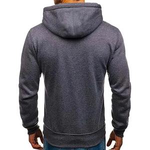 Sweat à capuche surdimensionné avec logo brodé personnalisé, poches latérales, fermeture éclair pour homme, imprimé violet - Product Image 5