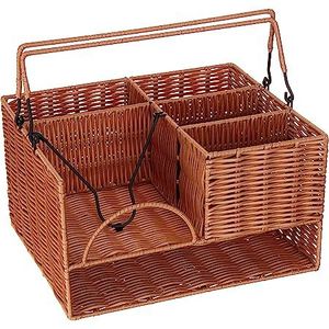 Vaisselle écologique en osier et rotin Porte-couverts en osier tissé à la main Couverts en rotin Porte-couverts Fournitures pour restaurants et hôtels - Product Image 4