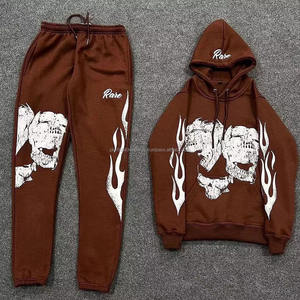 Venta al por mayor ropa de entrenamiento gimnasio Joggers chándal personalizado para hombre cremallera Jogging chándal - Product Image 4