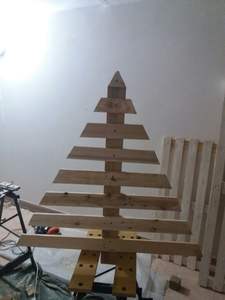 REFIERSE ÁRBOL DE NAVIDAD DECORACIÓN ECOLÓGICA REGALO HECHO A MANO Árbol de madera ornamental hecho en cereza un árbol para cualquier temporada - Product Image 6